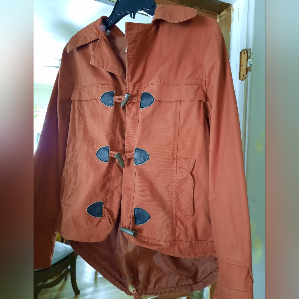 Jolt Women's Large Burnt Orange Rust Jacket